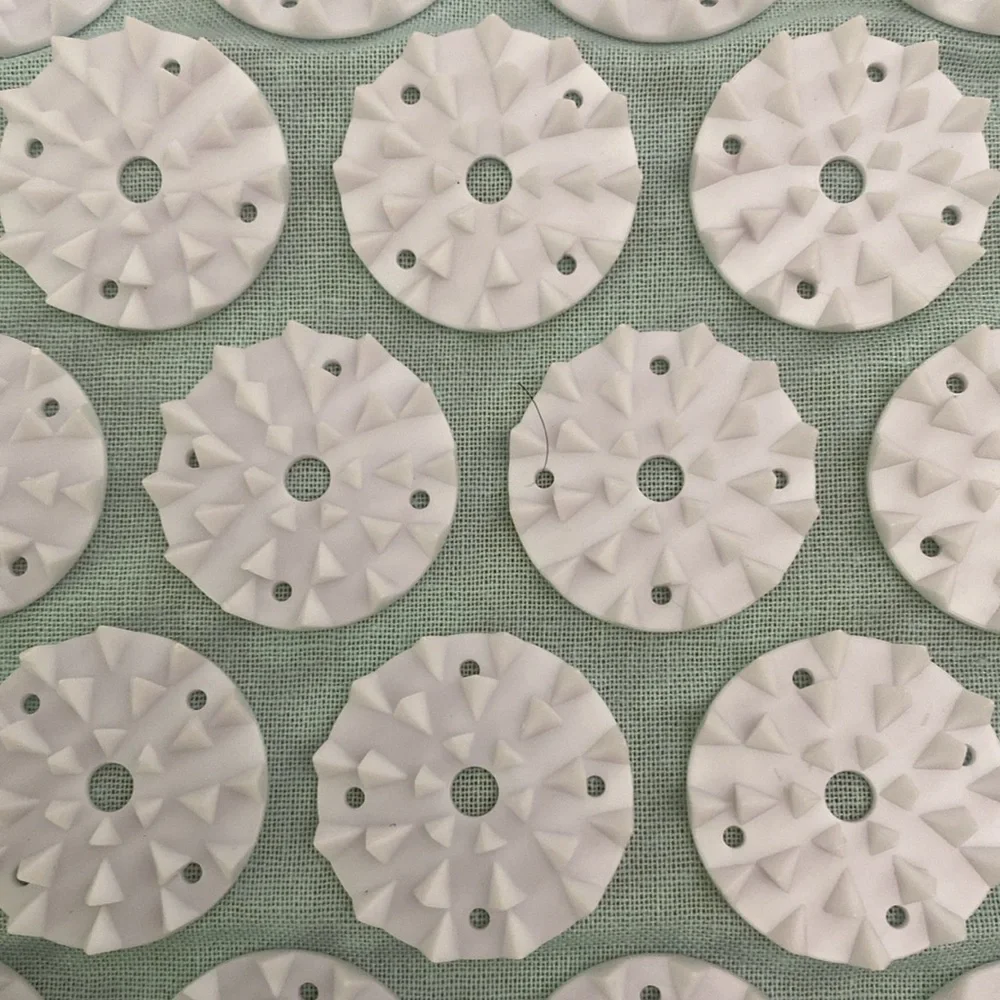 Acupressure Mat by Caring Mill    Blue and White New. Unused